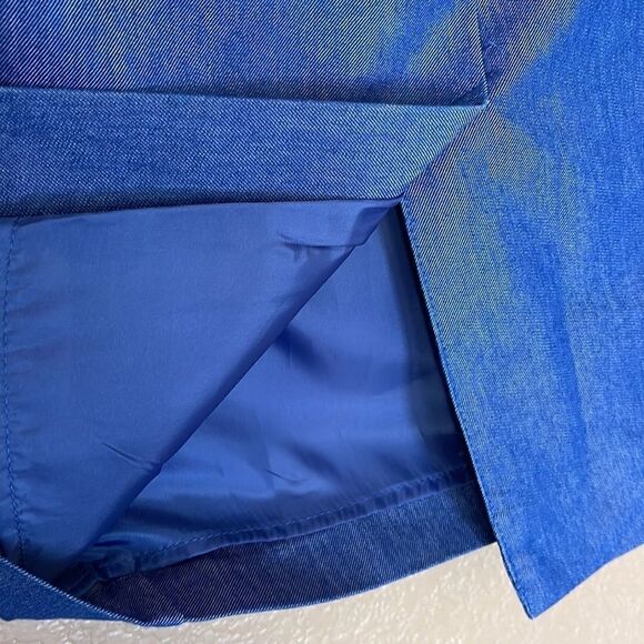 H&M blue pencil skirt size 2 - Picture 4 of 6